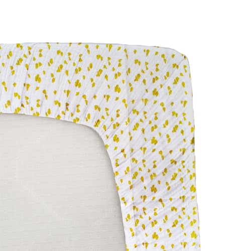 DOMIVA Spannbettlaken, Jersey, Bedruckt, Honey Moon – Savanne 70 x 140 cm von Domiva