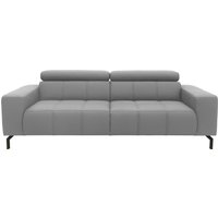 DOMO collection 2,5-Sitzer "Cunelli zeitlos und elegant, moderne Sitznähte als Designelement,", wahlweise mit 6-fach verstellbaren Kopfteilen, fester Sitzkomfort von Domo Collection