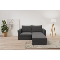 DOMO collection 2-Sitzer "800015, als Sitzmöbel oder Schlafgelegenheit nutzbar, Schlafsofa", Sitzfläche mit Federkern, inkl. 2 Rückenkissen von Domo Collection