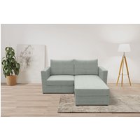 DOMO collection 2-Sitzer "800015, als Sitzmöbel oder Schlafgelegenheit nutzbar, Schlafsofa", Sitzfläche mit Federkern, inkl. 2 Rückenkissen von Domo Collection