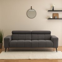 DOMO collection 2-Sitzer "Trento, mit Kufenfuß oder Einzelfuß", wahlweise mit Kopfteilverstellung und in zwei Größen erhältlich von Domo Collection