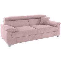 DOMO collection 2-Sitzer "Mira inklusive Kopfteilverstellung für mehr Wohlfühlkomfort", elegant und modern, komfortabel, frei im Raum stellbar von Domo Collection