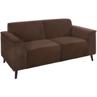 DOMO collection 2-Sitzer "Amora, inklusive komfortablem Federkern für mehr Sitzkomfort", Komfortsitzhöhe 47cm, elegante Armlehnen und hoher Fuß von Domo Collection