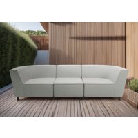 DOMO collection 3-Sitzer "Sonna, individuell zusammenstellbar", Gartenlounge-Set oder Einzelelemente, Outdoor von Domo Collection