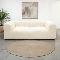 DOMO collection Big-Sofa "800019 Megasofa in 2 Breiten, Kassettensteppung, modern, Federkern", (2 St.), Bigsofa mit Taschenfederkern und Kassettensteppung von Domo Collection