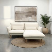 DOMO collection Ecksofa "Leuven kompakte Stellmaße, Breite 200 cm, schmale Armlehnen, L-Form" von Domo Collection