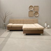 DOMO collection Ecksofa "100031 kompakte Stellmaße, komfortabel und bequem, L-Form" wahlweise mit Bettfunktion und Armteilverstellung. Breite 234 cm von Domo Collection