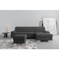 DOMO collection Ecksofa "Anzio L-Form, whlw. Bettfunktion, Federkern, hochwertig, Breite 271 cm" Mit Bettfunktion, Recamiere rechts, Feinstruktur, anthratzit DOMO collection Ecksofa "Anzio L-Form, whlw. Bettfunktion, Federkern, hochwertig, Breite 271 cm" Mit Bettfunktion, Recamiere rechts, Feinstruktur, anthratzit von Domo Collection