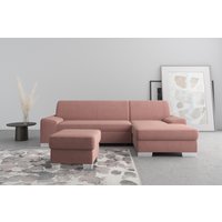 DOMO collection Ecksofa "Anzio L-Form, whlw. Bettfunktion, Federkern, hochwertig, Breite 271 cm" Mit Bettfunktion, Recamiere rechts, Samtoptik, malve DOMO collection Ecksofa "Anzio L-Form, whlw. Bettfunktion, Federkern, hochwertig, Breite 271 cm" Mit Bettfunktion, Recamiere rechts, Samtoptik, malve von Domo Collection