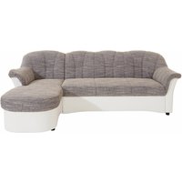 DOMO collection Ecksofa "Flores Schlafsofa, B/T/H: 233/142/86 cm, L-Form" wahlweise mit Bettfunktion, wahlweise mit Federkern, auch in Leder von Domo Collection