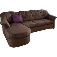 DOMO collection Ecksofa "Flores Schlafsofa, B/T/H: 233/142/86 cm, L-Form" wahlweise mit Bettfunktion, wahlweise mit Federkern, auch in Leder von Domo Collection