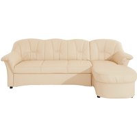 DOMO collection Ecksofa "Flores Schlafsofa, B/T/H: 233/142/86 cm, L-Form" wahlweise mit Bettfunktion, wahlweise mit Federkern, auch in Leder von Domo Collection