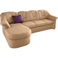DOMO collection Ecksofa "Flores Schlafsofa, B/T/H: 233/142/86 cm, L-Form" wahlweise mit Bettfunktion, wahlweise mit Federkern, auch in Leder von Domo Collection