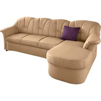 DOMO collection Ecksofa "Flores Schlafsofa, B/T/H: 233/142/86 cm, L-Form" wahlweise mit Bettfunktion, wahlweise mit Federkern, auch in Leder von Domo Collection