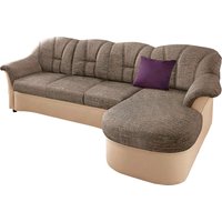 DOMO collection Ecksofa "Flores Schlafsofa, B/T/H: 233/142/86 cm, L-Form" wahlweise mit Bettfunktion, wahlweise mit Federkern, auch in Leder von Domo Collection
