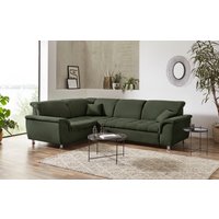 DOMO collection Ecksofa "Franzi L-Form", wahlweise mit Kopfteilverstellung (dann Breite: 275 cm) von Domo Collection