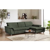 DOMO collection Ecksofa "Franzi, zeitlos und elegant, moderne Sitzheftung, L-Form", wahlweise mit Kopfteilverstellung (dann Tiefe: 170 cm) von Domo Collection