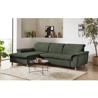 DOMO collection Ecksofa "Franzi, zeitlos und elegant, moderne Sitzheftung, L-Form", wahlweise mit Kopfteilverstellung (dann Tiefe: 170 cm) von Domo Collection