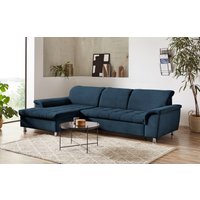 DOMO collection Ecksofa "Franzi, zeitlos und elegant, moderne Sitzheftung, L-Form", wahlweise mit Kopfteilverstellung (dann Tiefe: 170 cm) von Domo Collection