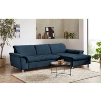 DOMO collection Ecksofa "Franzi, zeitlos und elegant, moderne Sitzheftung, L-Form", wahlweise mit Kopfteilverstellung (dann Tiefe: 170 cm) von Domo Collection
