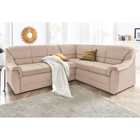 DOMO collection Ecksofa "Lale zeitlose Formensprache, komfortabel, Breite 251cm, L-Form" mit langem Schenkel, wahlweise mit Bettfunktion DOMO collection Ecksofa "Lale zeitlose Formensprache, komfortabel, Breite 251cm, L-Form" mit langem Schenkel, wahlweise mit Bettfunktion von Domo Collection
