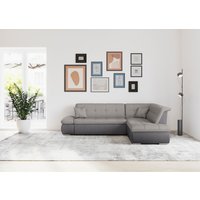 DOMO collection Ecksofa "Moric L-Form", wahlweise mit Bettfunktion und Armlehnenverstellung, auch in Cord von Domo Collection