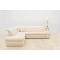 DOMO collection Ecksofa "Moric L-Form", wahlweise mit Bettfunktion und Armlehnenverstellung, auch in Cord von Domo Collection