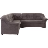DOMO collection Ecksofa "Sarafina zeitlos&bequem, optional mit Federkern, Breite 240cm, L-Form" wahlweise mit Bettfunktion von Domo Collection