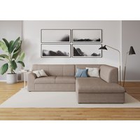 DOMO collection Ecksofa "Topper zeitlos elegant, kompakte Stellmaße, OTTOs Choice, L-Form", mit Ottomane, wahlweise mit Schlaffunktion von Domo Collection