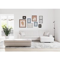 DOMO collection Ecksofa Treviso, wahlweise mit Bettfunktion, incl. Zierkissen von Domo Collection
