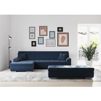 DOMO collection Ecksofa Treviso, wahlweise mit Bettfunktion, incl. Zierkissen von Domo Collection