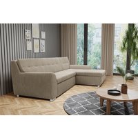 DOMO collection Ecksofa Treviso, wahlweise mit Bettfunktion, incl. Zierkissen von Domo Collection