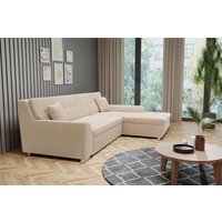 DOMO collection Ecksofa Treviso, wahlweise mit Bettfunktion, incl. Zierkissen von Domo Collection