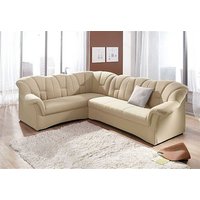 DOMO collection Ecksofa "Papenburg B/T/H: 242/190/84 cm L-Form", wahlweise mit Bettfunktion, Langer Schenkel links oder rechts von Domo Collection