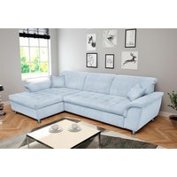 DOMO collection Ecksofa "Franzi Steppung im Sitzbereich B7T/H: 278/162/80 cm, L-Form" wahlweise mit Bettfunktion, Bettkasten und Kopfteilverstellung DOMO collection Ecksofa "Franzi Steppung im Sitzbereich B7T/H: 278/162/80 cm, L-Form" wahlweise mit Bettfunktion, Bettkasten und Kopfteilverstellung von Domo Collection