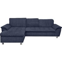 DOMO collection Ecksofa "Franzi Steppung im Sitzbereich B7T/H: 278/162/80 cm, L-Form" wahlweise mit Bettfunktion, Bettkasten und Kopfteilverstellung von Domo Collection