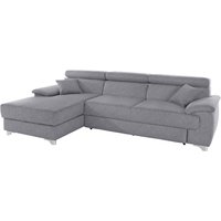 DOMO collection Ecksofa "Mira, inklusive Kopfteilverstellung für mehr Wohlfühlkomfort, L-Form", wahlweise mit Bettfunktion und Bettkasten, elegant und modern von Domo Collection