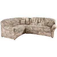 DOMO collection Ecksofa "Bahia, zeitlos und elegant, bequeme Armlehnen, L-Form", Microfaser, natur von Domo Collection