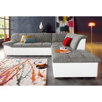 DOMO collection Ecksofa "Splash, aktuelle Sitz- und Rückensteppung, Materialmix, L-Form" wahlweise mit Bettfunktion DOMO collection Ecksofa "Splash, aktuelle Sitz- und Rückensteppung, Materialmix, L-Form" wahlweise mit Bettfunktion von Domo Collection