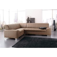 DOMO collection Ecksofa "Alisson, zeitlose Optik, flache Armlehnen, L-Form" fester Sitzkomfort, wahlweise mit Bettfunktion DOMO collection Ecksofa "Alisson, zeitlose Optik, flache Armlehnen, L-Form" fester Sitzkomfort, wahlweise mit Bettfunktion von Domo Collection