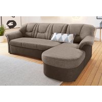 DOMO collection Ecksofa "Sarafina zeitlos und komfortabel, optional mit Federkern, L-Form" wahlweise mit Bettfunktion von Domo Collection