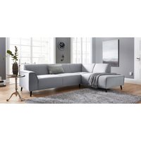 DOMO collection Ecksofa "Amora, inklusive komfortablem Federkern für mehr Sitzkomfort, L-Form", mit Ottomane, elegant und zeitlos, bequem von Domo Collection