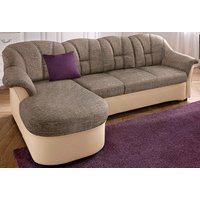 DOMO collection Ecksofa "Flores Schlafsofa, B/T/H: 233/142/86 cm, L-Form" von Domo Collection