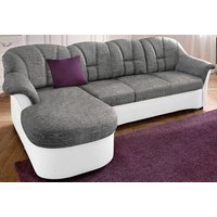 DOMO collection Ecksofa "Flores Schlafsofa, B/T/H: 233/142/86 cm, L-Form" von Domo Collection