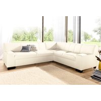 DOMO collection Ecksofa "Norma Top, elegant und modern, flache Armlehnen, L-Form", wahlweise mit Bettfunktion DOMO collection Ecksofa "Norma Top, elegant und modern, flache Armlehnen, L-Form", wahlweise mit Bettfunktion von Domo Collection
