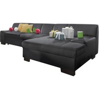 DOMO collection Ecksofa "Norma Top, elegant und modern, flache Armlehnen, komfortabel, L-Form", wahlweise mit Bettfunktion von Domo Collection