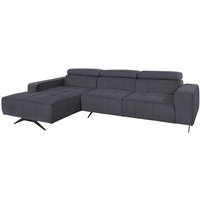 DOMO collection Ecksofa "Trento L-Form, mit Kufenfuß oder Einzelfuß", wahlweise mit Kopfteilverstellung, Recamiere links/rechts bestellbar von Domo Collection