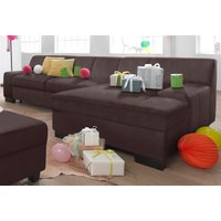 DOMO collection Ecksofa "Norma, elegant und modern, mit flachen Armlehnen, L-Form", wahlweise mit Bettfunktion DOMO collection Ecksofa "Norma, elegant und modern, mit flachen Armlehnen, L-Form", wahlweise mit Bettfunktion von Domo Collection