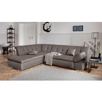 DOMO collection Ecksofa "Mona L-Form", wahlweise mit Bett- und Armlehnfunktion von Domo Collection