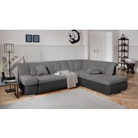 DOMO collection Ecksofa "Mona L-Form", wahlweise mit Bett- und Armlehnfunktion von Domo Collection